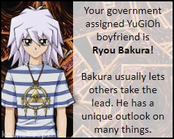 Who's your government assigned YuGiOh! boyfriend?